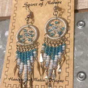 Dream catcher earrings